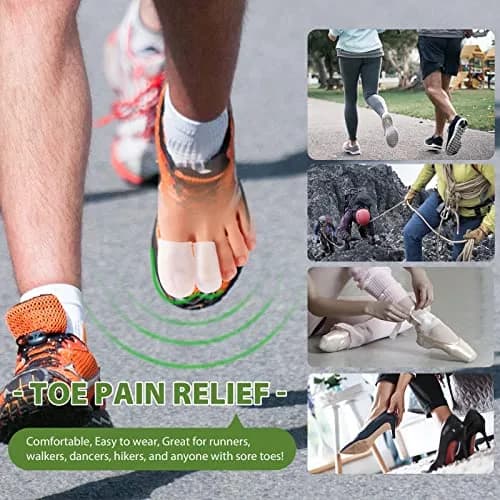 Bukihome Silicone Toe Protectors - 12 Pack Gel Toe Sleeves for Pain Relief & Protection (8L + 4S) | Aloe Vera & Essential Oils thumbnail 7