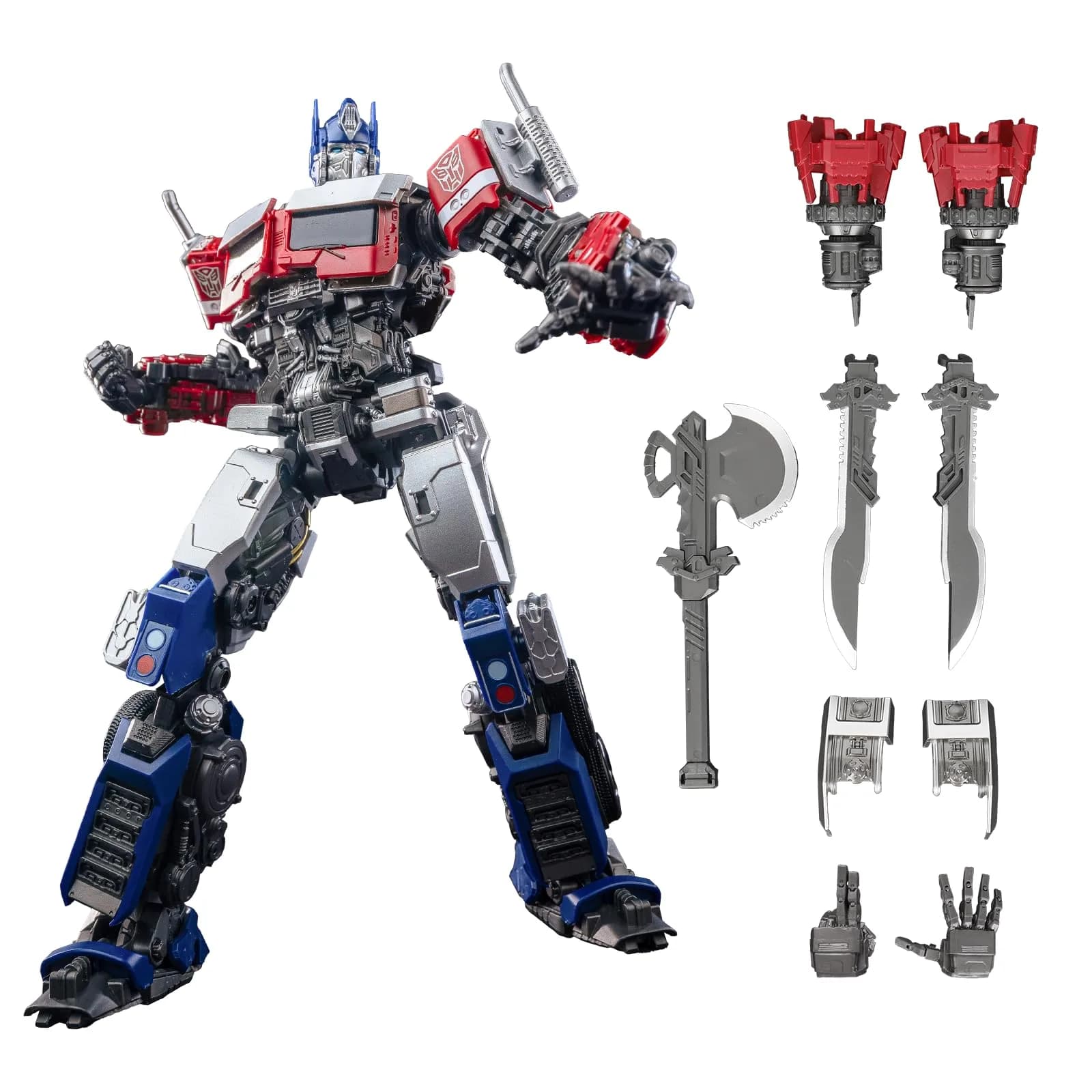 YOLOPARK Optimus Prime Transformers Action Figures Rise of The Beasts | 7.87 Inch Highly Articulated Toy for Kids & Collectors