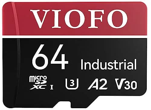VIOFO 64GB Industrial Grade High Endurance microSDXC Card with Adapter | Dash Cam Ready thumbnail 1