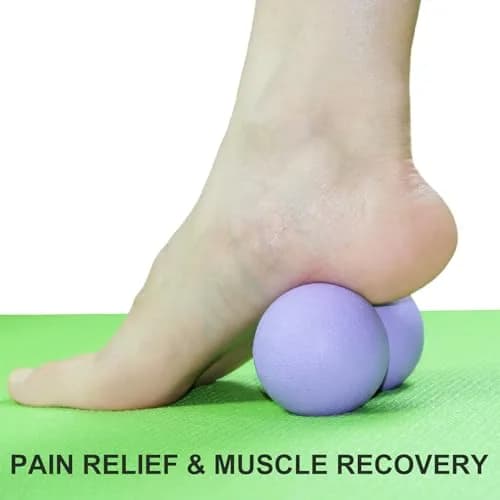 SIMPLECOOL Purple Massage Ball Deep Tissue Trigger Point Acupressure 12cm thumbnail 4