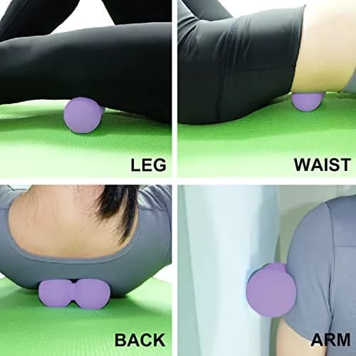 SIMPLECOOL Purple Massage Ball Deep Tissue Trigger Point Acupressure 12cm thumbnail 5