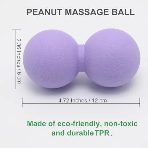 SIMPLECOOL Purple Massage Ball Deep Tissue Trigger Point Acupressure 12cm thumbnail 2