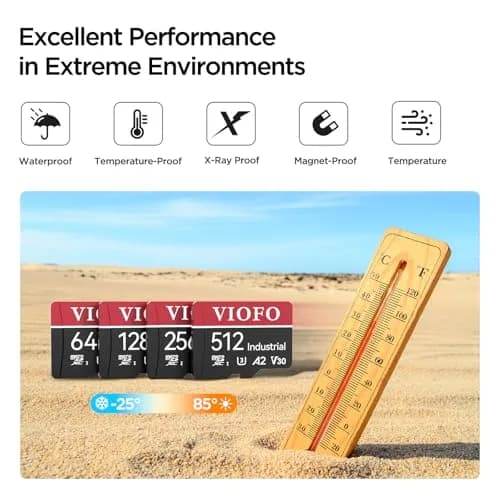 VIOFO 256GB High Endurance microSDXC Card with Adapter | U3 A2 V30 4K Recording thumbnail 4