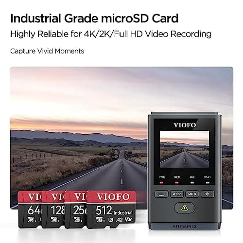 VIOFO 128GB Industrial Grade High Endurance microSDXC Card | 100MB/s Read Speed thumbnail 3
