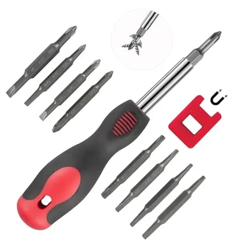 SUNHZ MCKP 18-in-1 Multi-Bit Screwdriver Set with Magnetizer & Storage Bag | Slotted, Phillips, Pozi, Torx, Square, Nut Driver thumbnail 1