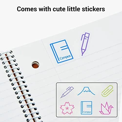 KOKUYO Spiral Notebooks 3 Pack 10-1/2" x 8" College Ruled | Durable Spiral Binding for Long-Term Use thumbnail 9