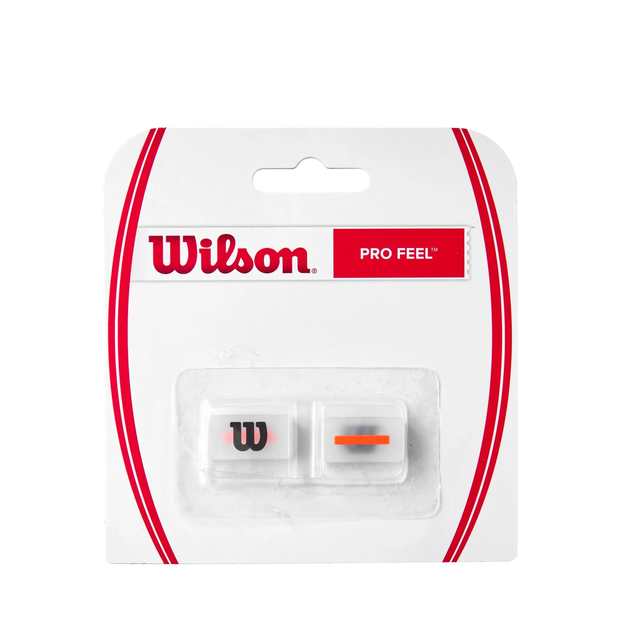 WILSON Shift Tennis Vibration Dampener - 2 Pack, White | Absorbs Shock & Vibration for Better Feel