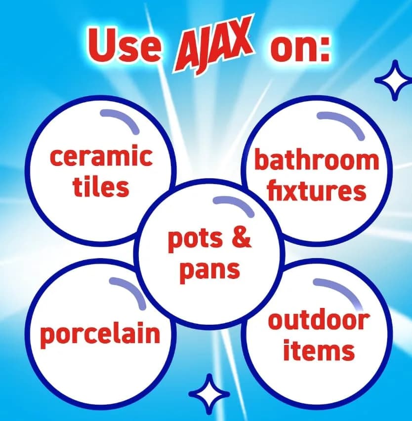 Ajax Powder Cleanser with Bleach 21 oz Pack of 12 | Scratch-Free & Eco-Friendly thumbnail 7