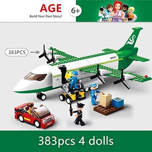 ENHANA City Airplane Station Building Blocks 383 Pieces | STEM Learning Toy for Kids 6-12 thumbnail 5