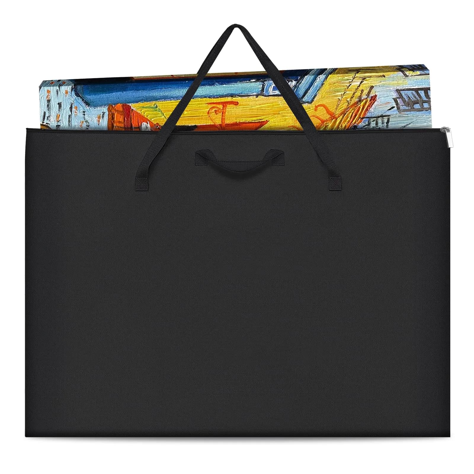 ZKOO 18x24 Inch Black Art Portfolio Bag - Waterproof Canvas Carrier Case - main product image