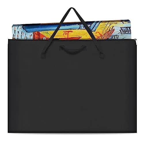 ZKOO Art Portfolio Bag 18 x 24 Inch Black | Lightweight, Waterproof, and Easy to Carry thumbnail 1