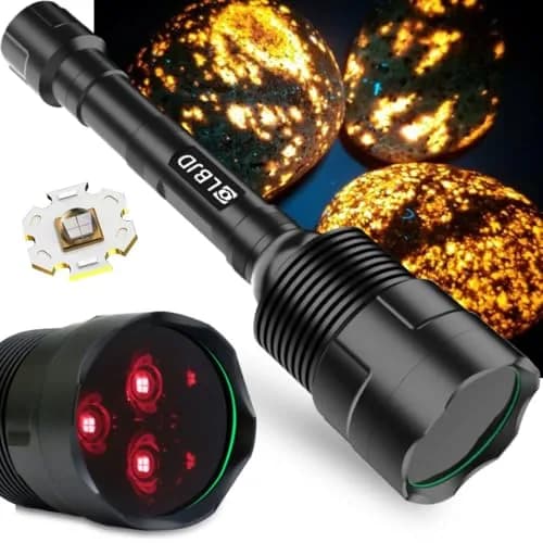 LBJD 365NM UV Black Light Flashlite 8.6'' 11.4'' | High Power UV Blacklight for Pet Urine Detection thumbnail 1