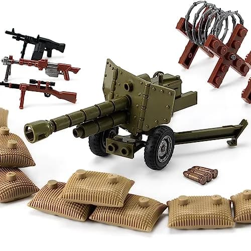 Feleph WW2 Weapons Pack Military US Army Set Gear Piece Kit for Soldier Figures 16.1cm (6.3in) | Compatible with Major Brands thumbnail 4