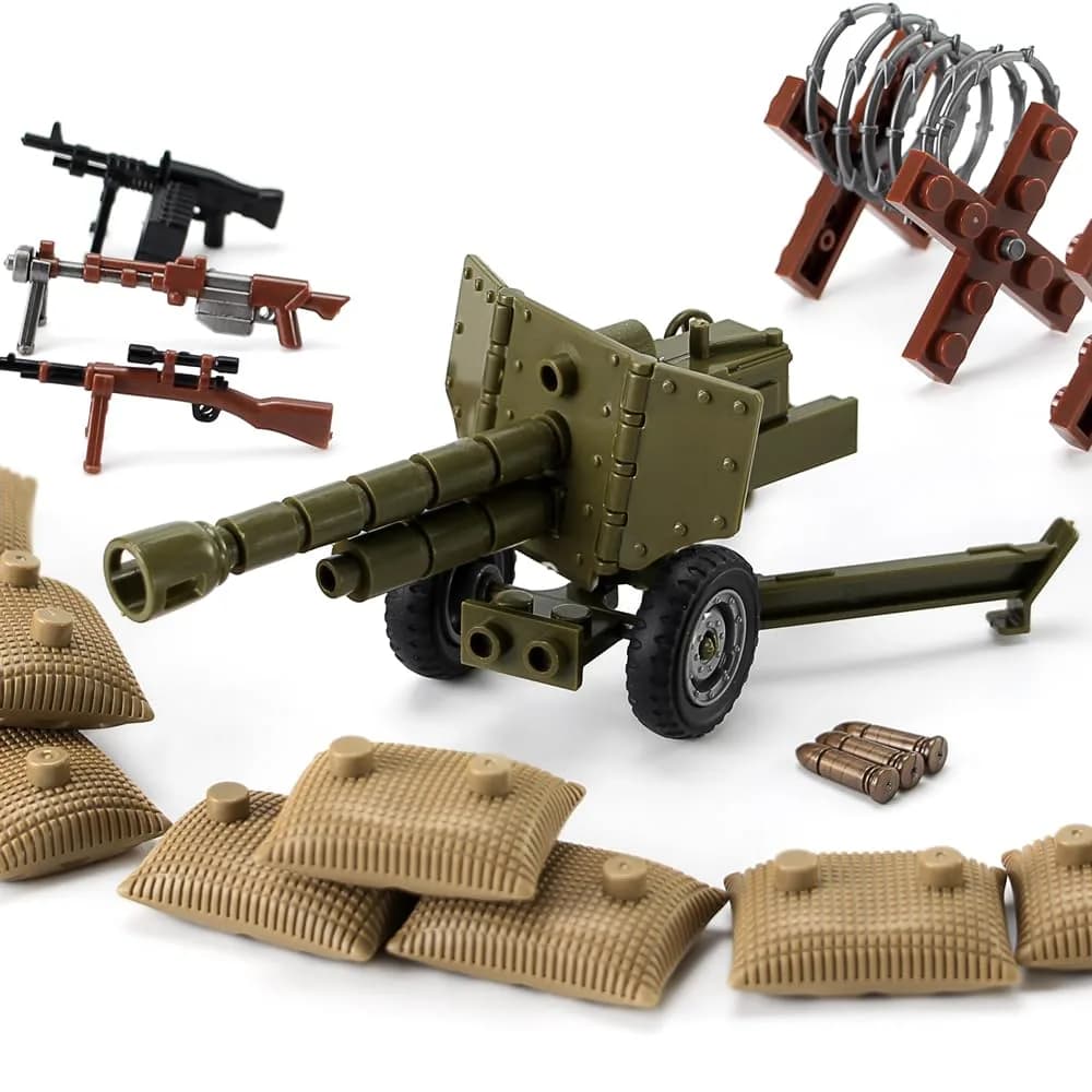 Feleph WW2 Weapons Pack Military US Army Set Gear Piece Kit for Soldier Figures 16.1cm (6.3in) | Compatible with Major Brands - view 4