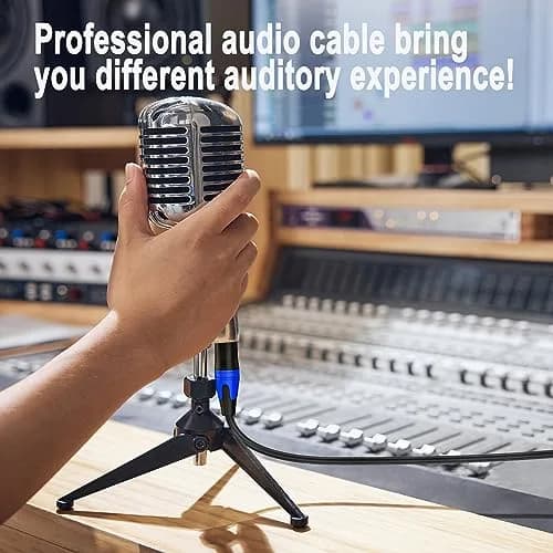 Seefeful 6.35mm Dual TRS to XLR Male Cable 0.3m (11.8 inches) | Balanced Audio Y Splitter for Microphones & Mixers thumbnail 4
