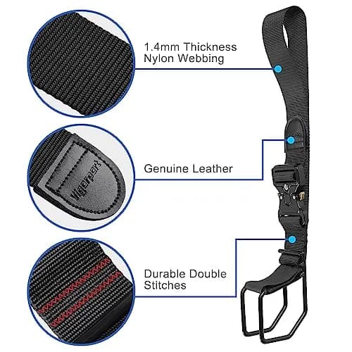 Vigorport Luggage Hook Strap, J Hook for Add A Bag Travel Essential | Heavy Duty Adjustable Nylon Webbing (70-120c) thumbnail 4