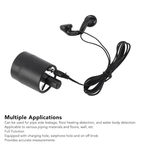 EBTOOLS Wall Pipe Leak Listen Detector with Amplifier & Earphone | 61mm x 35mm thumbnail 1