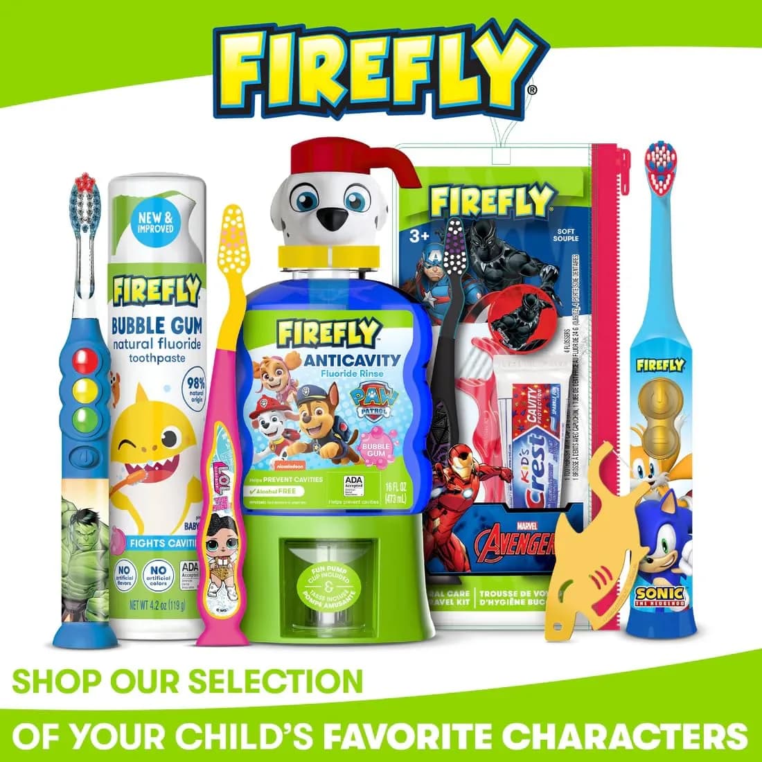 FIREFLY Sonic The Hedgehog Toothbrush 3-Pack | Battery Included, Ages 3+ - view 7