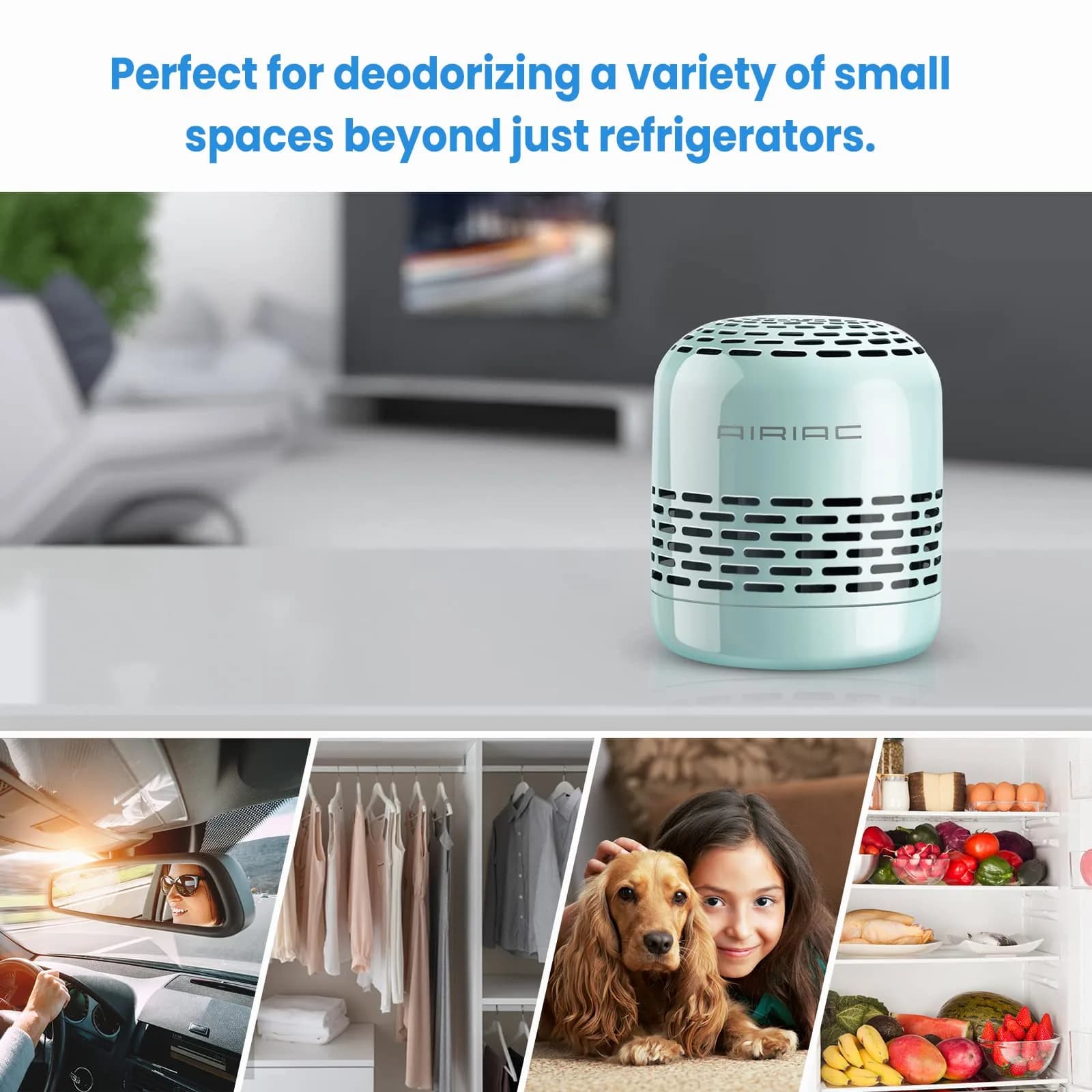 AIRIAC Fridge Deodorizer 130g (4.58 oz) | 10-Year Odor Eliminator for Fridge & Freezer - view 5