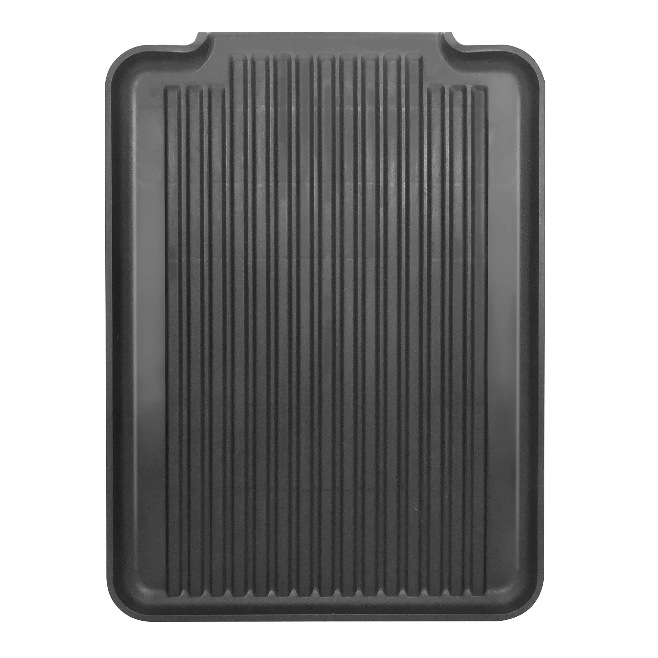 Oggi Black Dish Drain Board & Drying Rack Tray 43.8cm (17.25") | Ideal Rigid Drainboard for Kitchen Counters - main product image