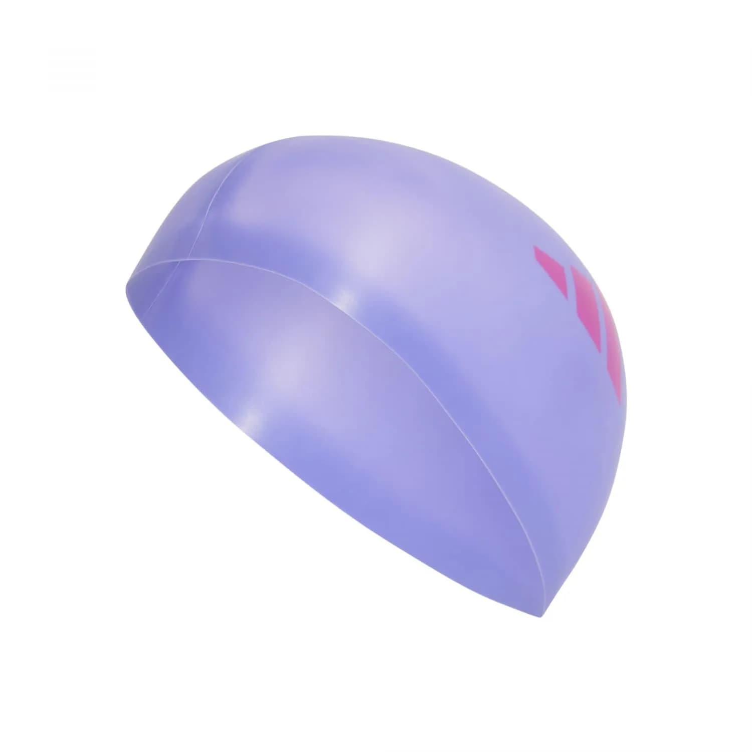 adidas Kids Swim Cap | Silicone Tear-Resistant One Size Violet/Pink — violet fusion/pink fusion