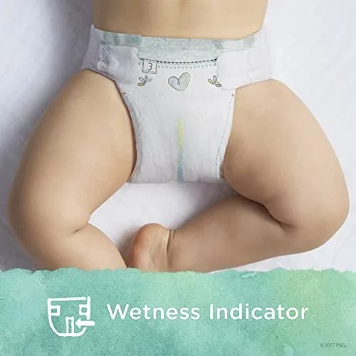 Pampers Pure Protection Diapers Newborn Hypoallergenic Premium Disposable Baby Diapers | Plant-Based & Chlorine-Free thumbnail 4