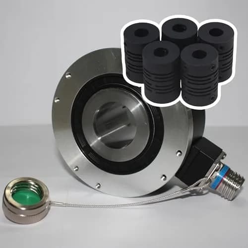 CNBTR 6x6mm Encoder Plastic Elasticity Coupling Motor Coupler 15x21mm (Pack of 5) | Zero Backlash Precision thumbnail 6