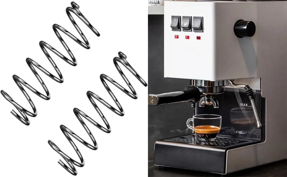 DUODUO Replacement Spring for Gaggia Classic PRO Espresso Machine | 9 Bar OPV Mod Kit (2 pcs) thumbnail 5