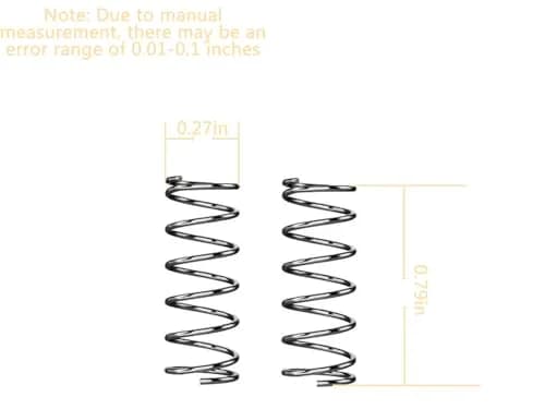 DUODUO Replacement Spring for Gaggia Classic PRO Espresso Machine | 9 Bar OPV Mod Kit (2 pcs) thumbnail 11