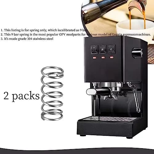 DUODUO Replacement Spring for Gaggia Classic PRO Espresso Machine | 9 Bar OPV Mod Kit (2 pcs) thumbnail 2