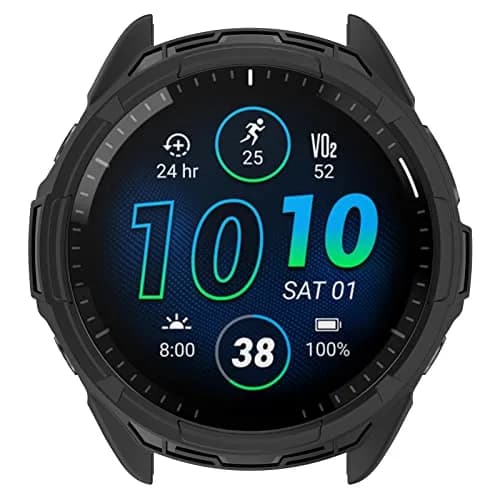 Chofit Soft TPU Case for Garmin Forerunner 965 | Black, 1 Unit thumbnail 6