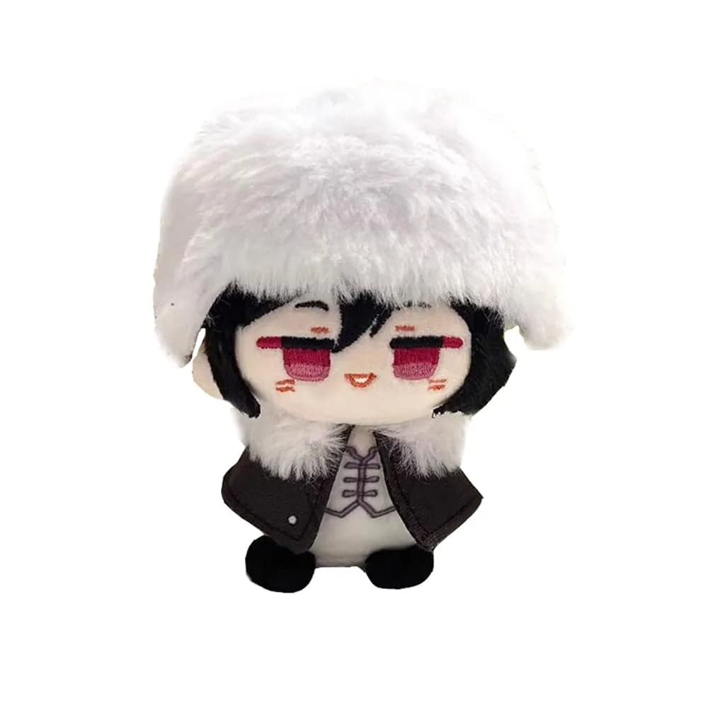 KILA MILA Anime Plush Doll Mini Pendant Cute Keychain Gift 10cm (3.93 Inch) | Officially Licensed Character Replica — White