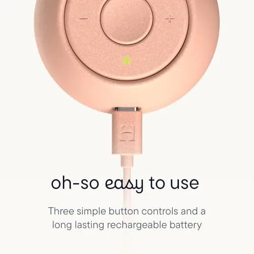 Hatch Go Portable Sound Machine & Sleep Soother for Babies & Kids (Peach) | 15-Hour Battery Life thumbnail 5