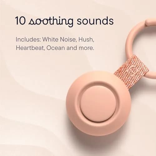 Hatch Go Portable Sound Machine & Sleep Soother for Babies & Kids (Peach) | 15-Hour Battery Life thumbnail 6