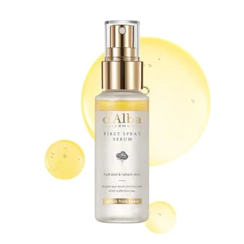 d'alba Piedmont Italian White Truffle First Spray Serum 50ml (1.69 fl oz) | Hydrating Glow Mist — First Spray Serum 1.69 fl oz
