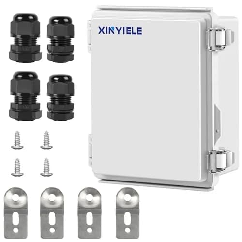 XINYIELE Waterproof Outdoor Project ABS Plastic Junction Box 8.7"X6.7"X4.5" | Weatherproof Dustproof Enclosure thumbnail 1