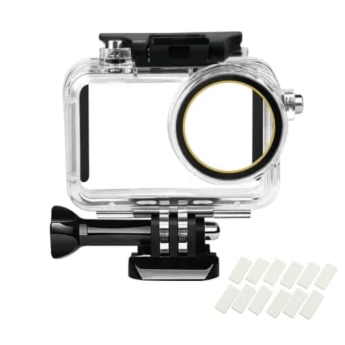HoneTeek Waterproof Case for DJI Osmo Action 3/4/5 with Anti Fog Inserts | 50M Dive Rated, Crystal Clear Image Quality thumbnail 1