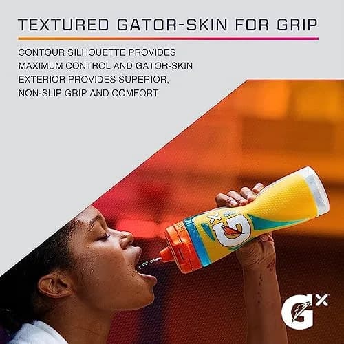 Gatorade Gx Glitched Frost Water Bottle 710ml (24oz) | Customizable Hydration Squeeze Bottle thumbnail 7