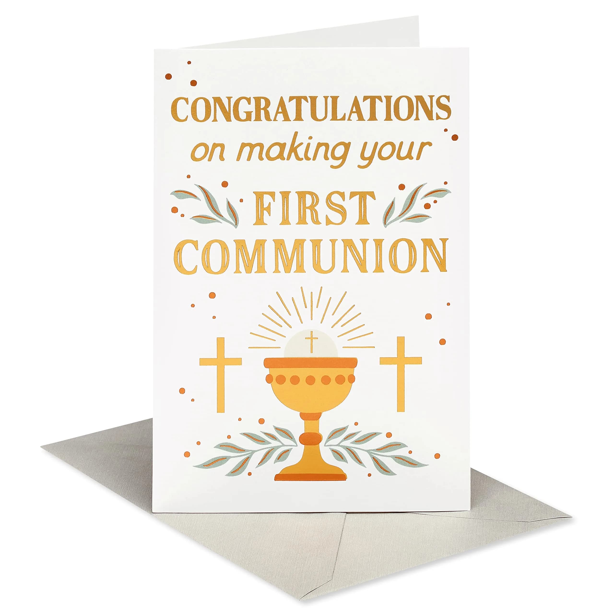 American Greetings First Communion Card Blessing in Your Life | Religious Blessing for Special Day - main product image