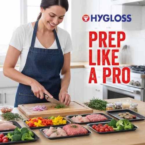 Hygloss Black Foam Trays for Food & Crafts, 9 x 11 Inch | Versatile, Sturdy & Disposable thumbnail 7
