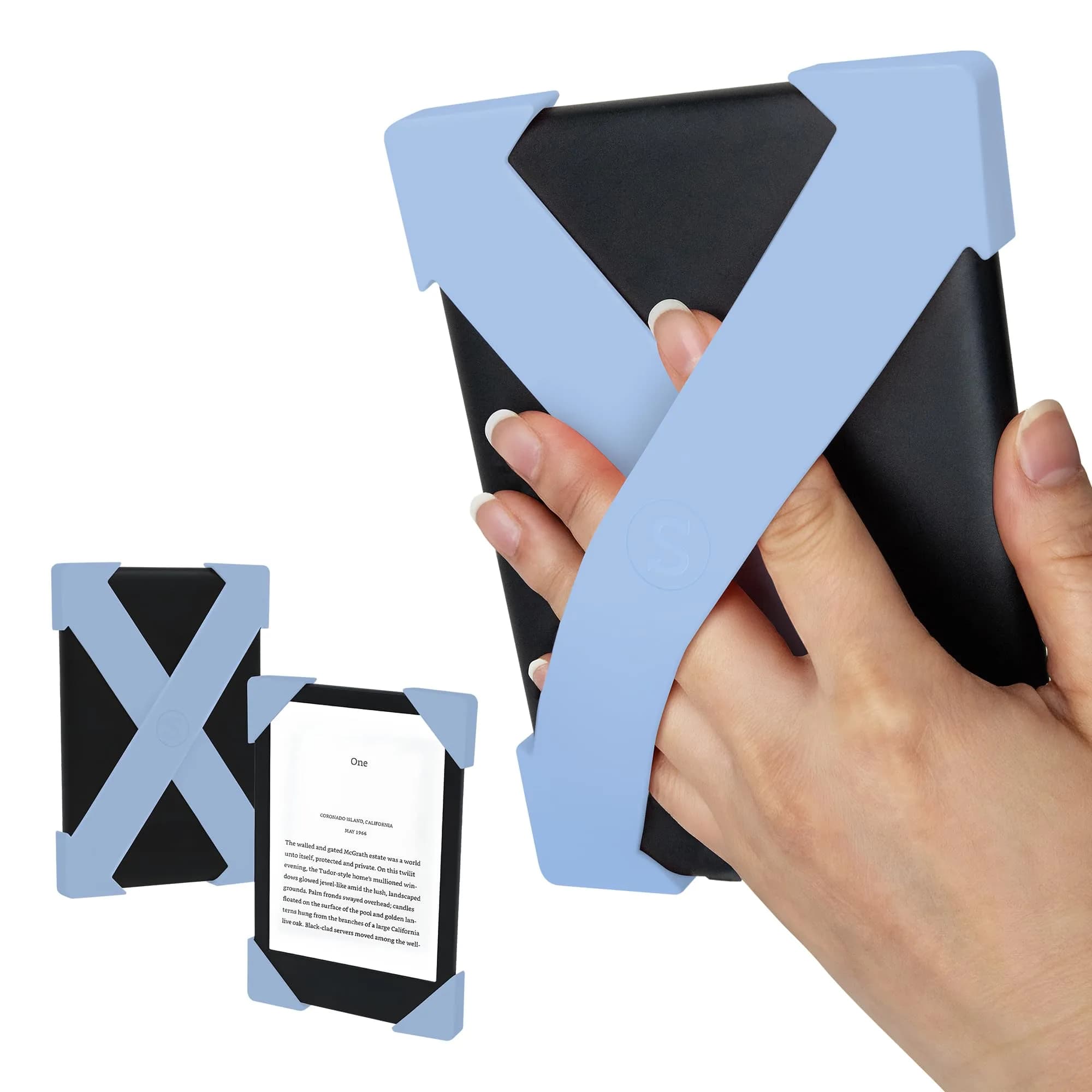 Strapsicle Hand Straps for Kindle Paperwhite & Kobo Aura H2O | Secure, Lightweight Silicone Grip (70-120 chars) - main product image