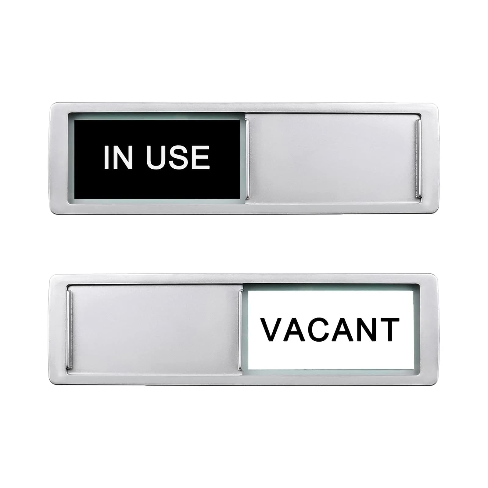 LoYinLo Vacant In Use Slider Sign - Black & White Privacy Indicator for Offices and Homes - main product image