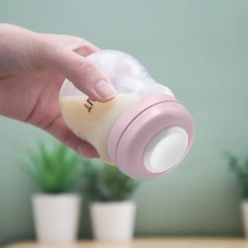 Maymom Screw Lids Aka Travel Caps with Rewritable Sealing Disc 6 Count (Pink) | Compatible with Avent Bottles thumbnail 8