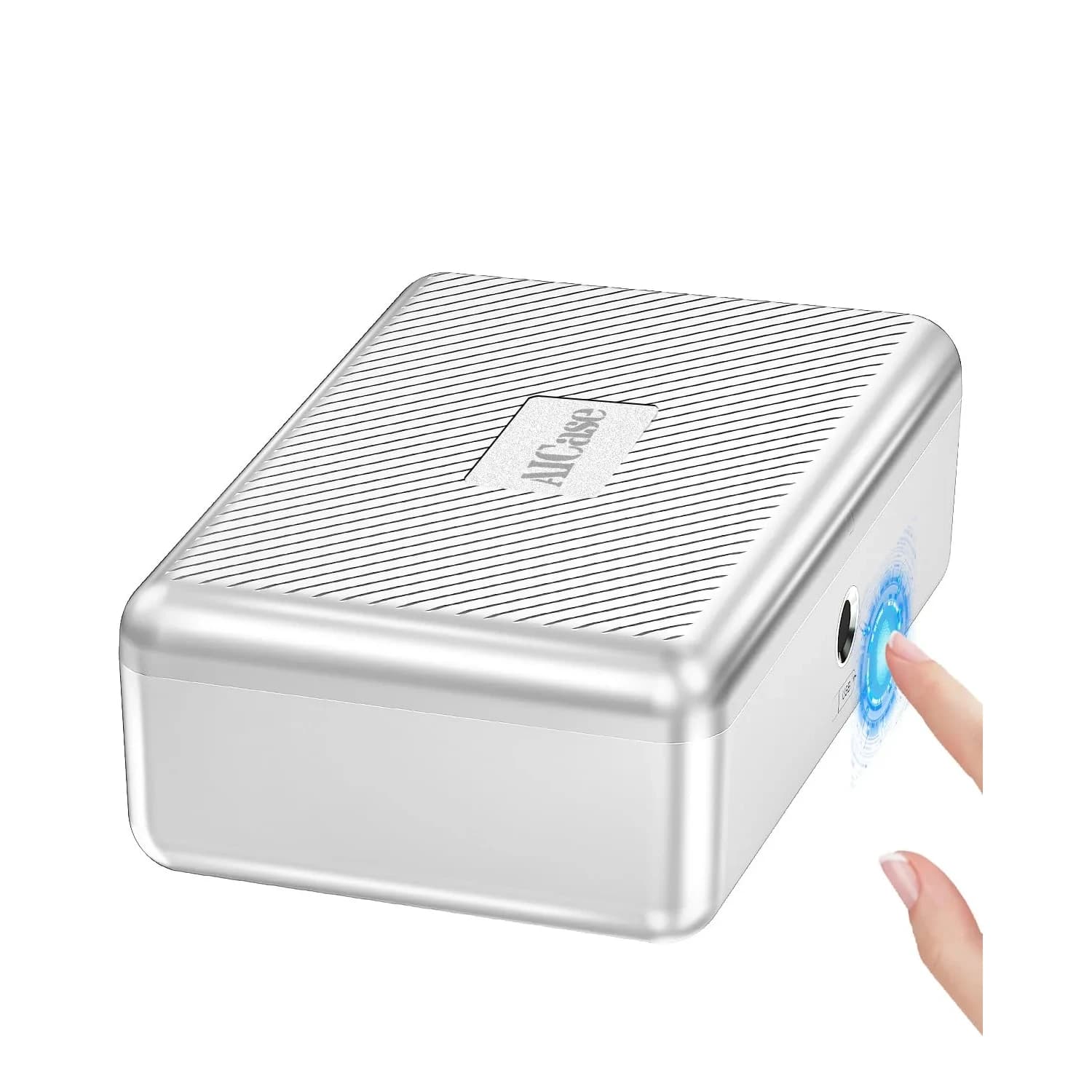 AICase Biometric Fingerprint Storage Box 22.9cm (9 inches) | Quick Access Security Safe - main product image