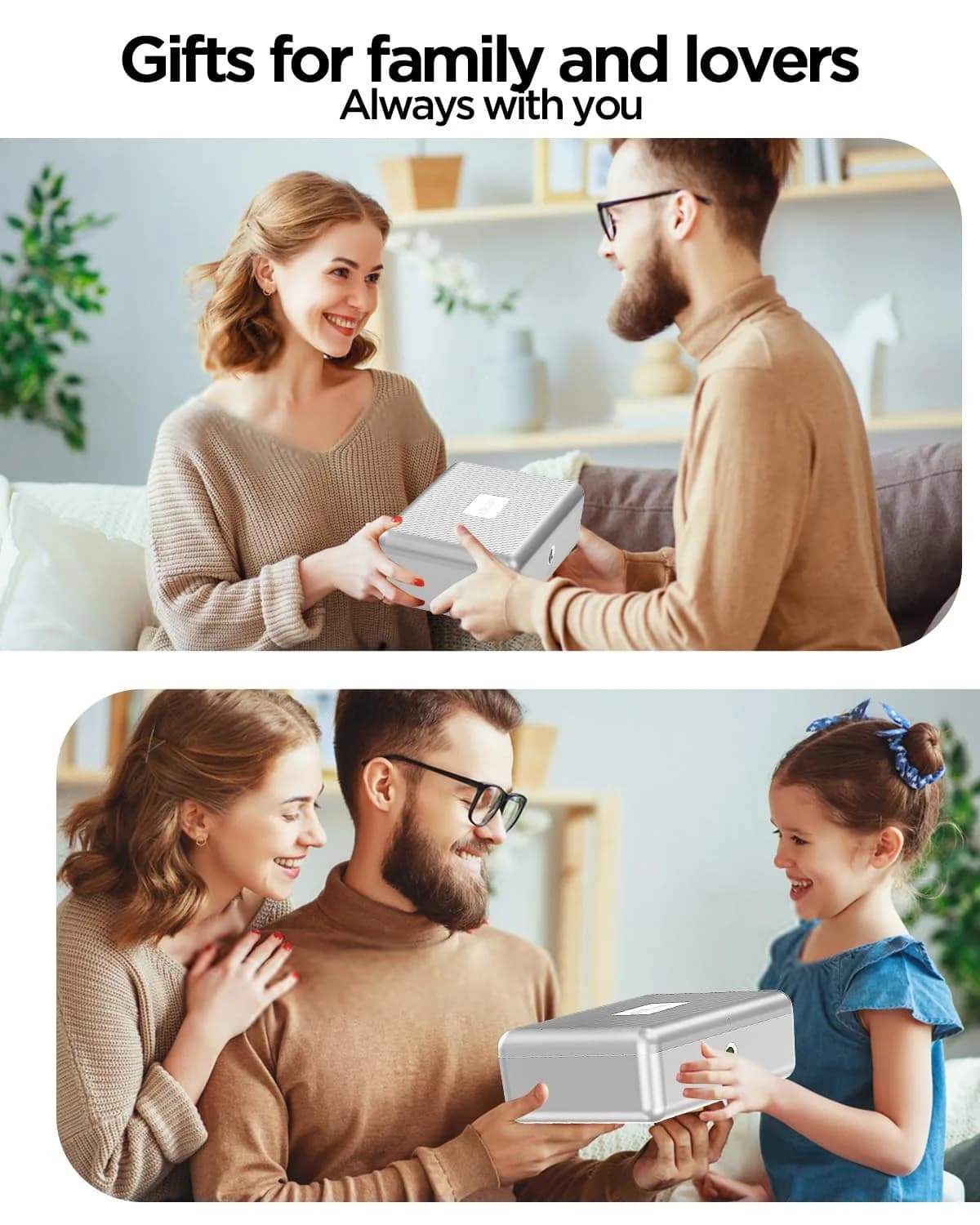 AICase Biometric Fingerprint Storage Box 22.9cm (9 inches) | Quick Access Security Safe - view 6
