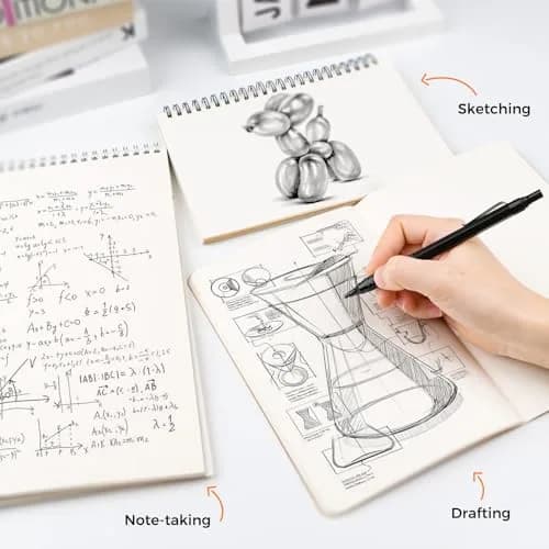 Four Candies Metal Mechanical Pencils Set 0.5mm & 0.7mm (2-Pack, Black) | Smooth Writing & Durable Leads thumbnail 8