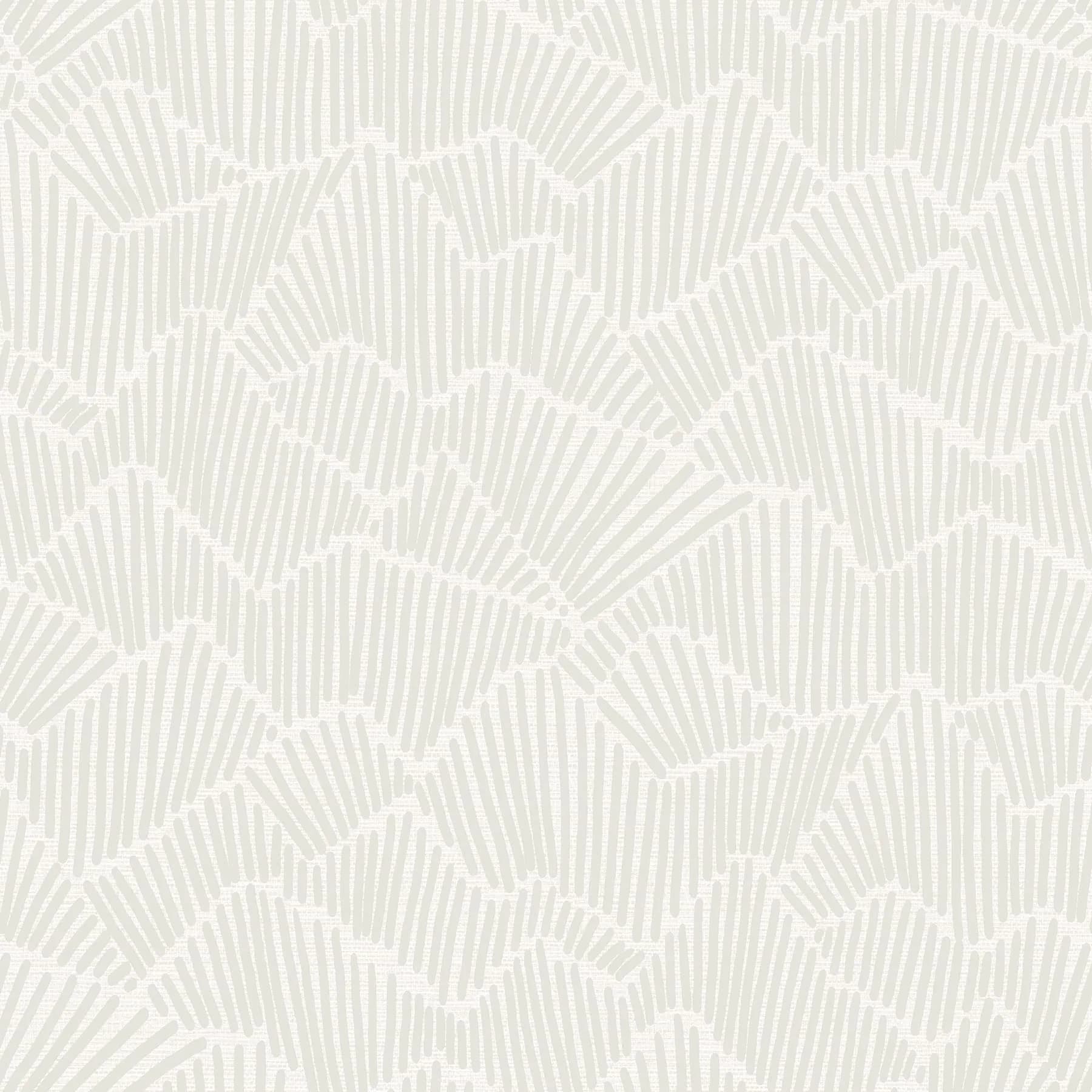 Egypt Sherrod 216-in by 20.5-in Grey Ridge & Valley Peel & Stick Wallpaper | Modern Geometric Design