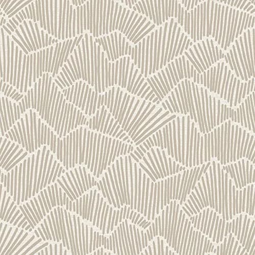 NuWallpaper Egypt Sherrod 216-in x 20.5-in Beige Ridge & Valley Peel & Stick Wallpaper | Modern Geometric Design thumbnail 1