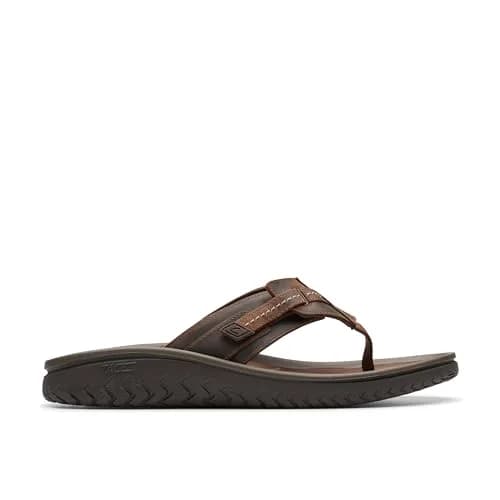 Clarks Wesley Sun Flip-Flop Beeswax Leather 7 Medium US | Classic Casual Comfort thumbnail 2