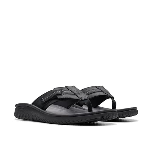 Clarks Wesley Sun Flip-Flop 7 Medium US | Soft Leather, Impact-Absorbing EVA thumbnail 7